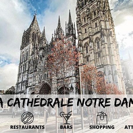 Ferienwohnung Cosy'Appart - Le Fontenelle Rouen Exterior foto
